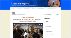 Desktop Screenshot of cristoelarisposta.org